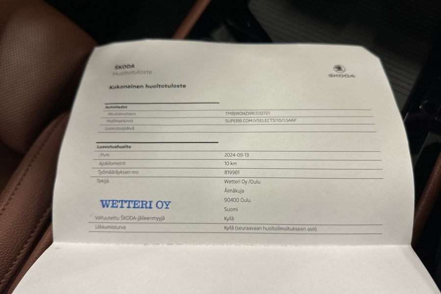 Skoda Superb vaihtoauto