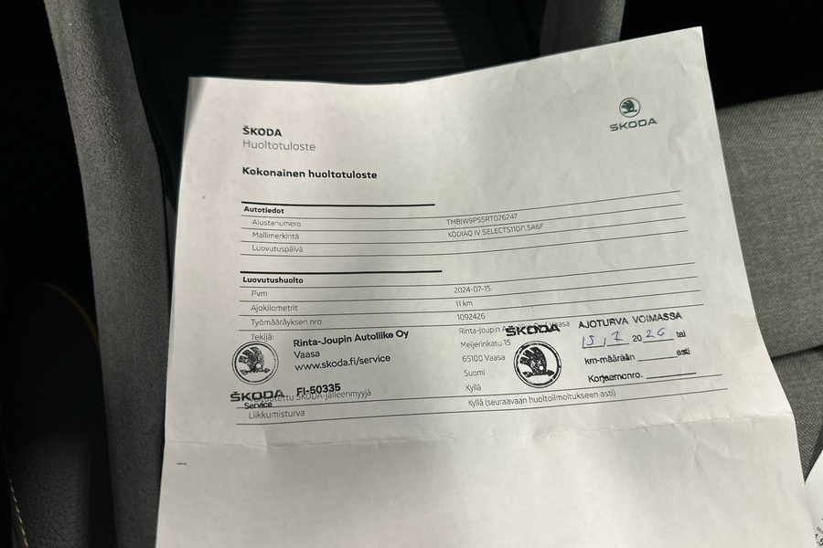 Skoda Kodiaq vaihtoauto