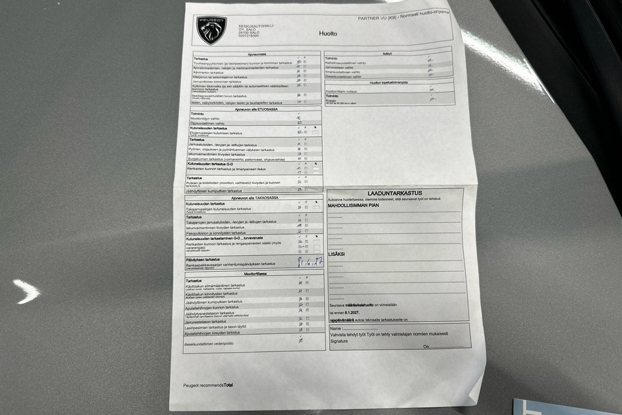 Peugeot Partner vaihtoauto