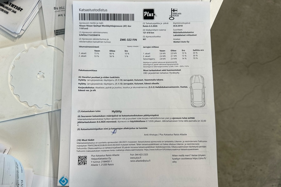 Nissan Qashqai vaihtoauto