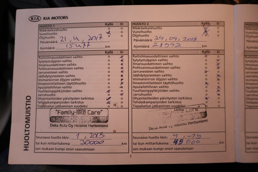 Kia Carens vaihtoauto