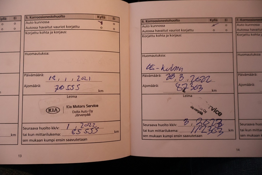 Kia Carens vaihtoauto