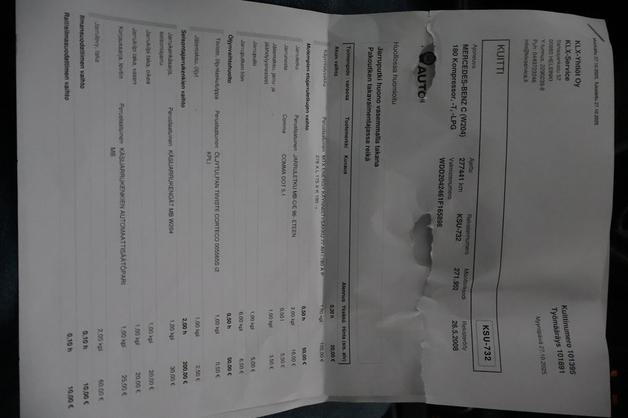 Mercedes-Benz C vaihtoauto