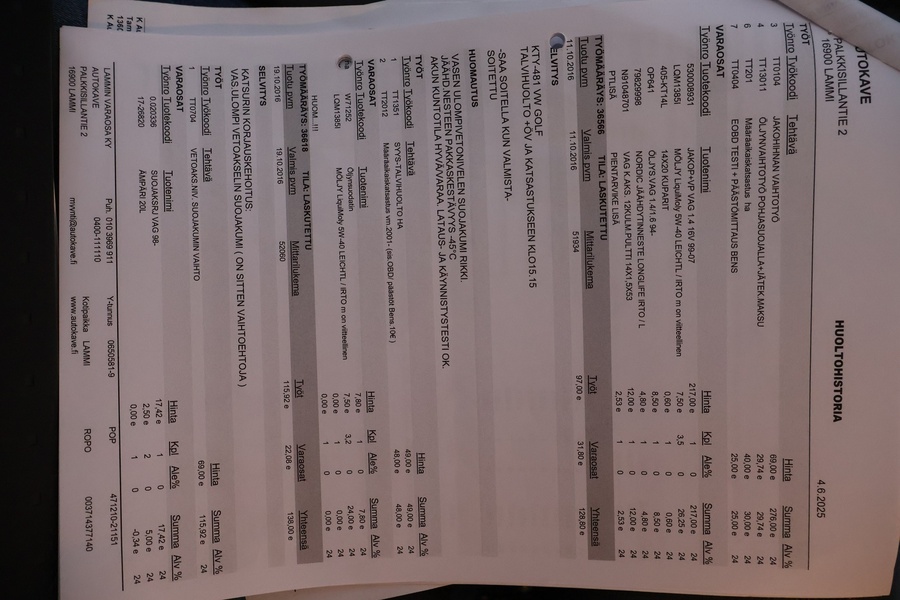 Volkswagen Golf vaihtoauto