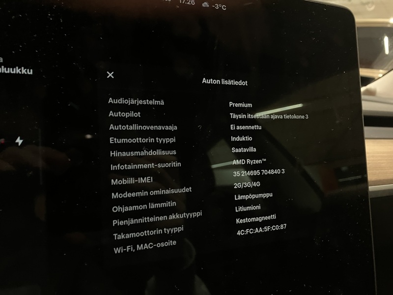 Tesla Model 3 vaihtoauto