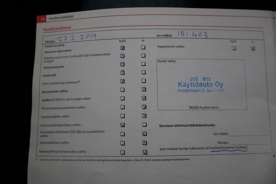 Skoda Octavia vaihtoauto