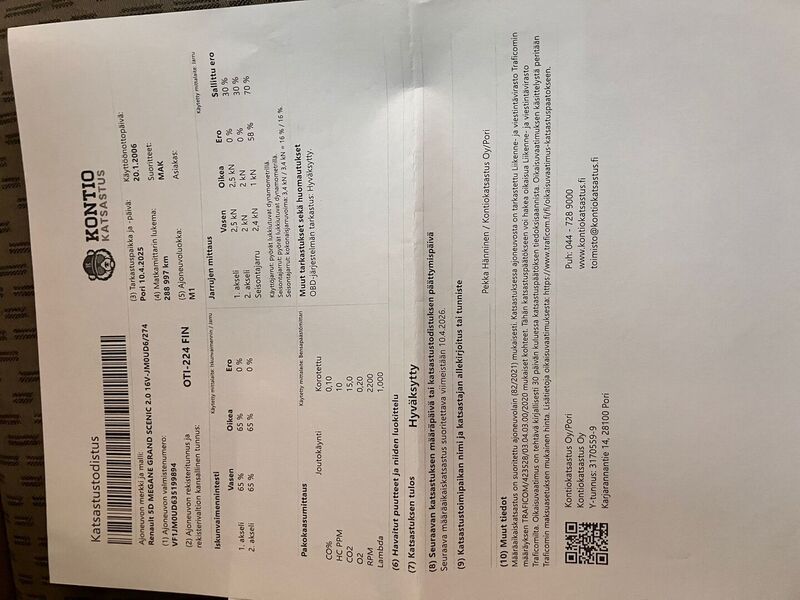 Renault Scénic vaihtoauto