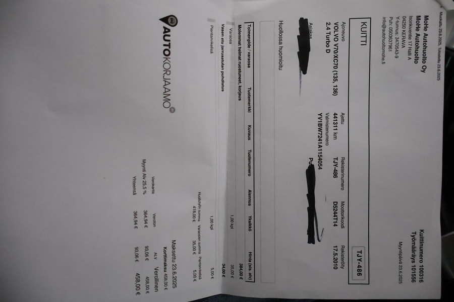 Volvo V70 vaihtoauto