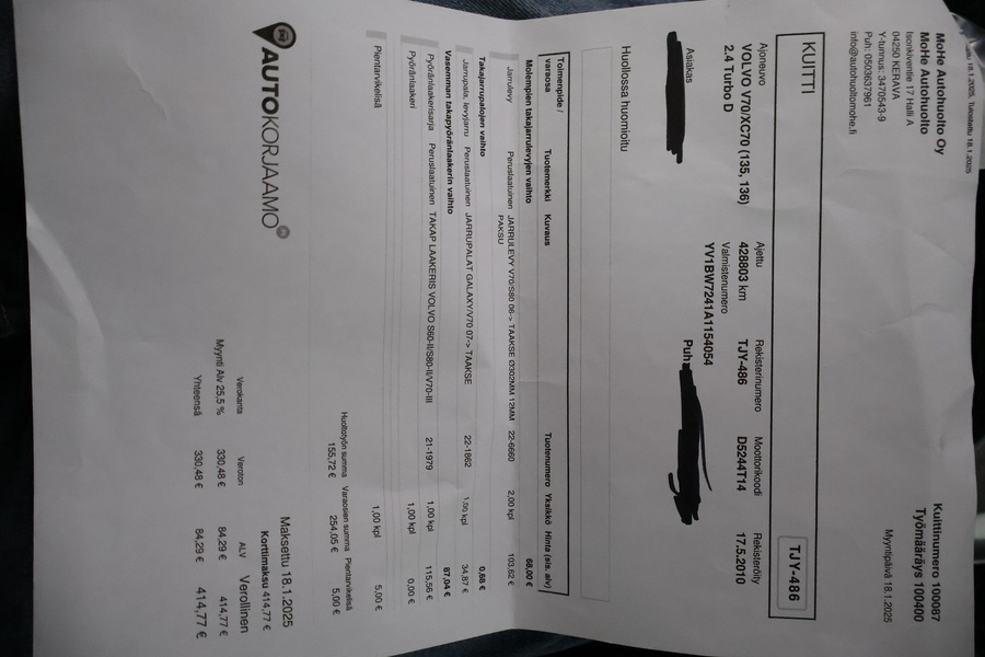 Volvo V70 vaihtoauto