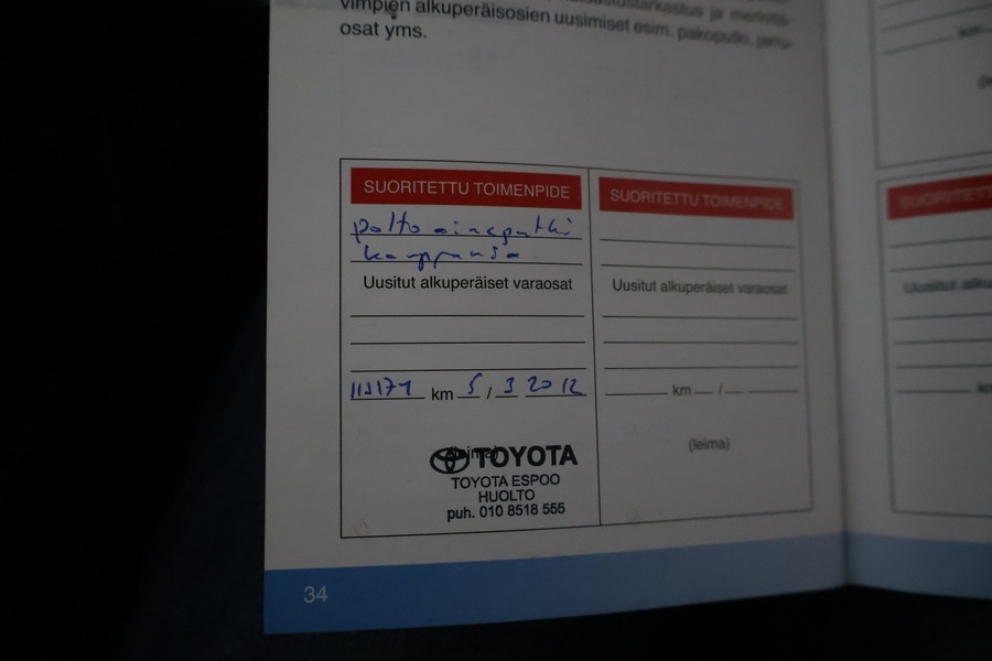 Toyota Avensis vaihtoauto