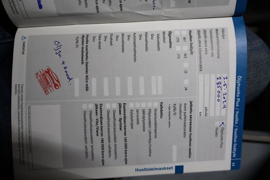 Mercedes-Benz Sprinter vaihtoauto