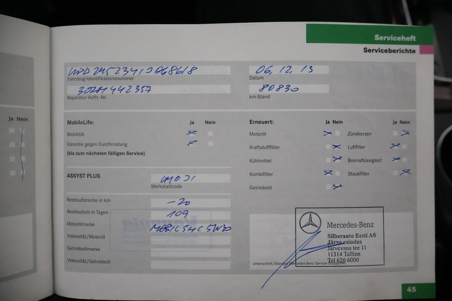 Mercedes-Benz B vaihtoauto