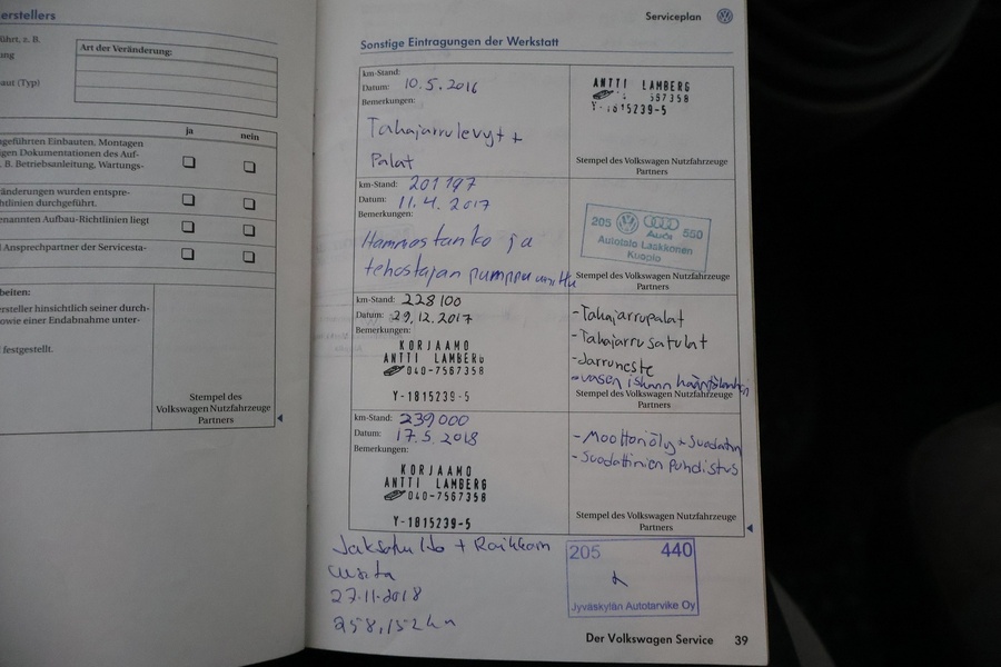 Volkswagen Caravelle vaihtoauto