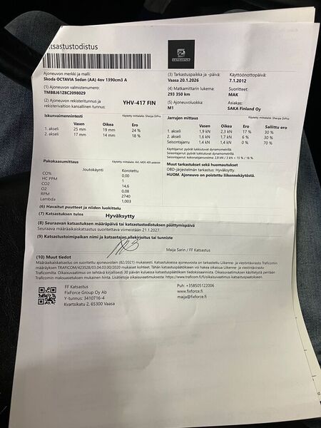 Skoda Octavia vaihtoauto