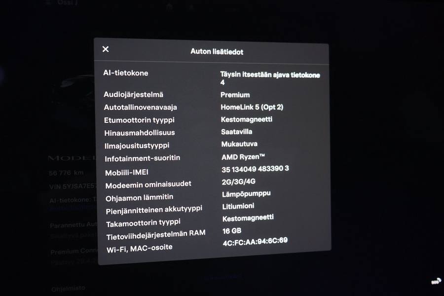 Tesla Model S vaihtoauto