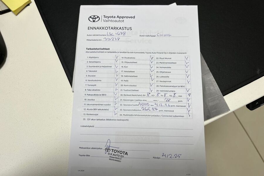 Toyota Corolla vaihtoauto