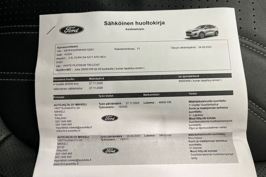 Ford Kuga vaihtoauto
