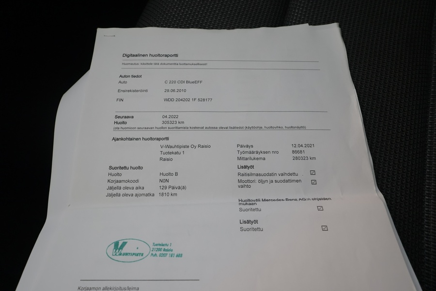 Mercedes-Benz C vaihtoauto