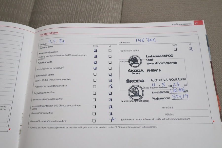 Skoda Octavia vaihtoauto