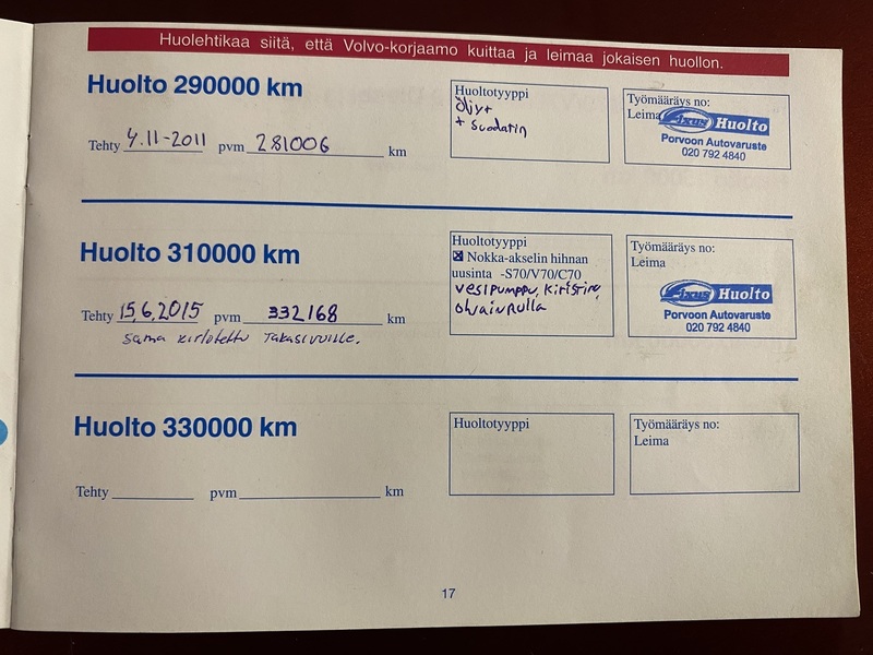 Volvo S70 vaihtoauto