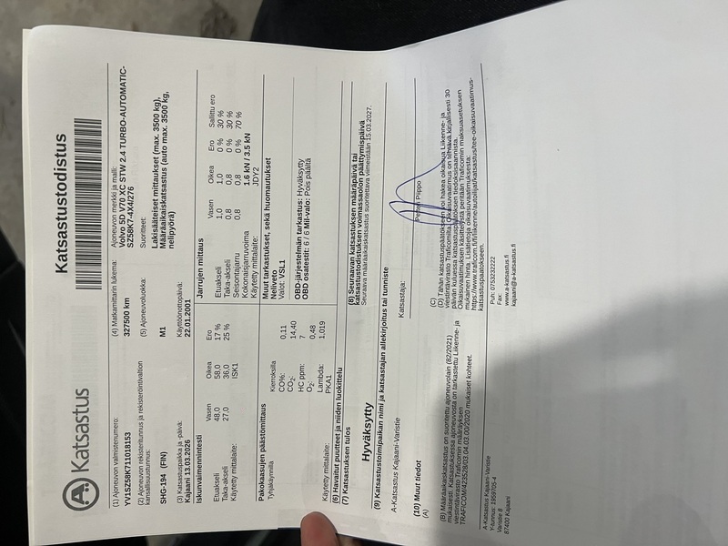 Volvo V70 vaihtoauto