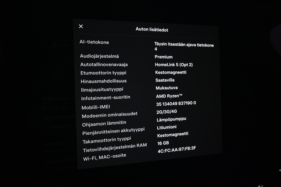 Tesla Model X vaihtoauto