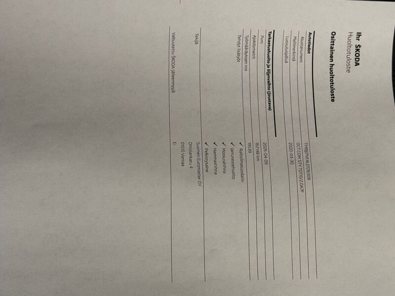 Skoda Octavia vaihtoauto