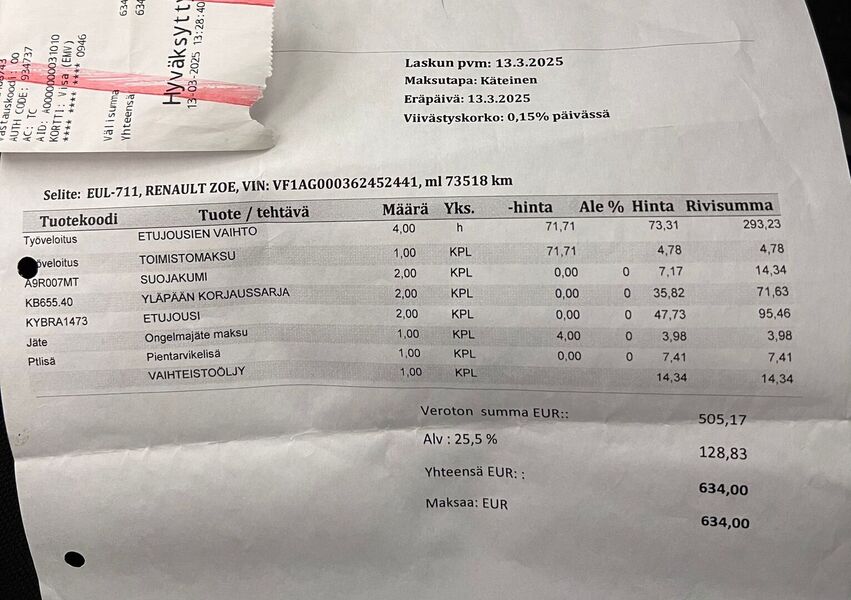 Renault Zoe vaihtoauto