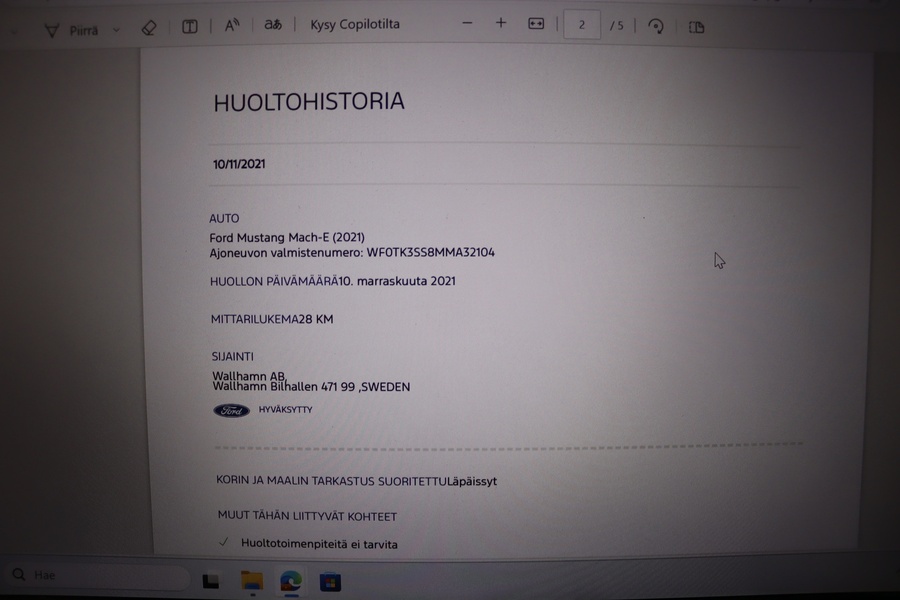 Ford USA Mustang vaihtoauto