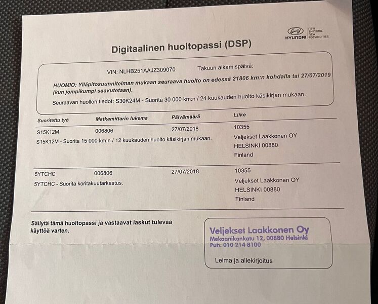 Hyundai i20 vaihtoauto