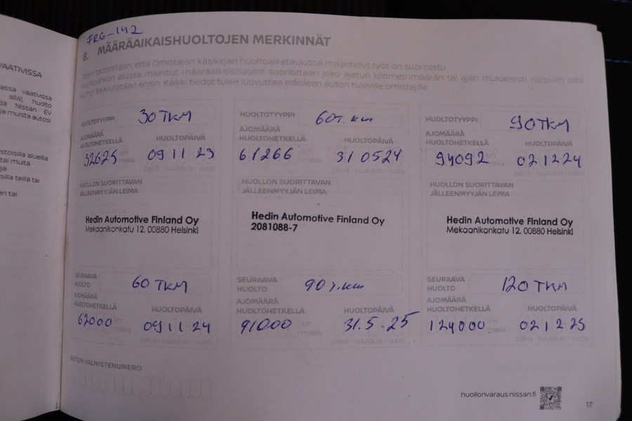 Nissan Leaf vaihtoauto