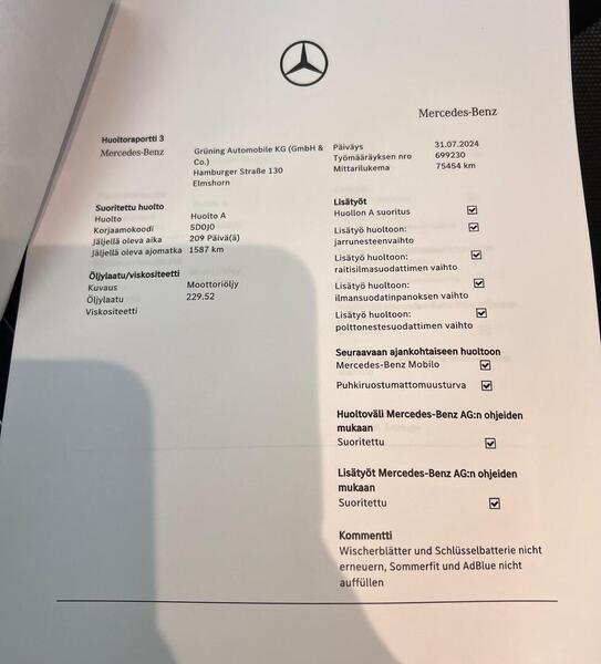 Mercedes-Benz C vaihtoauto