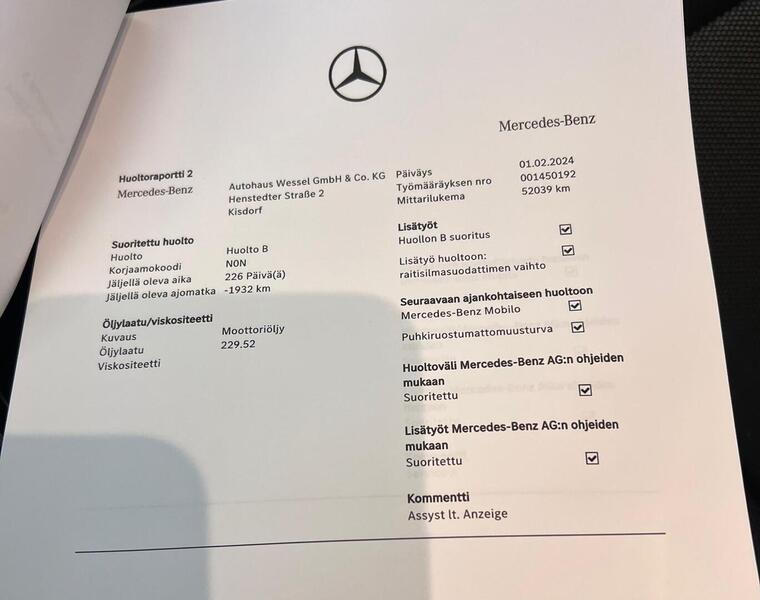 Mercedes-Benz C vaihtoauto