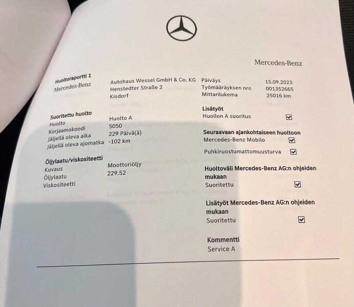 Mercedes-Benz C vaihtoauto