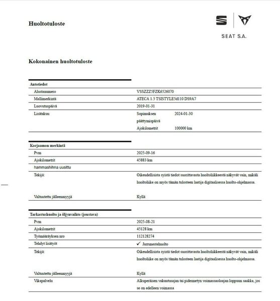 SEAT Ateca vaihtoauto