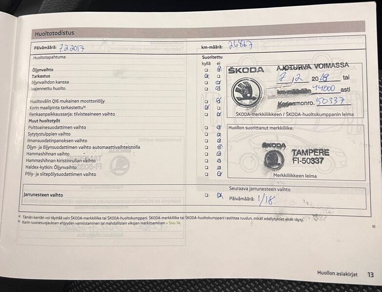 Skoda Octavia vaihtoauto