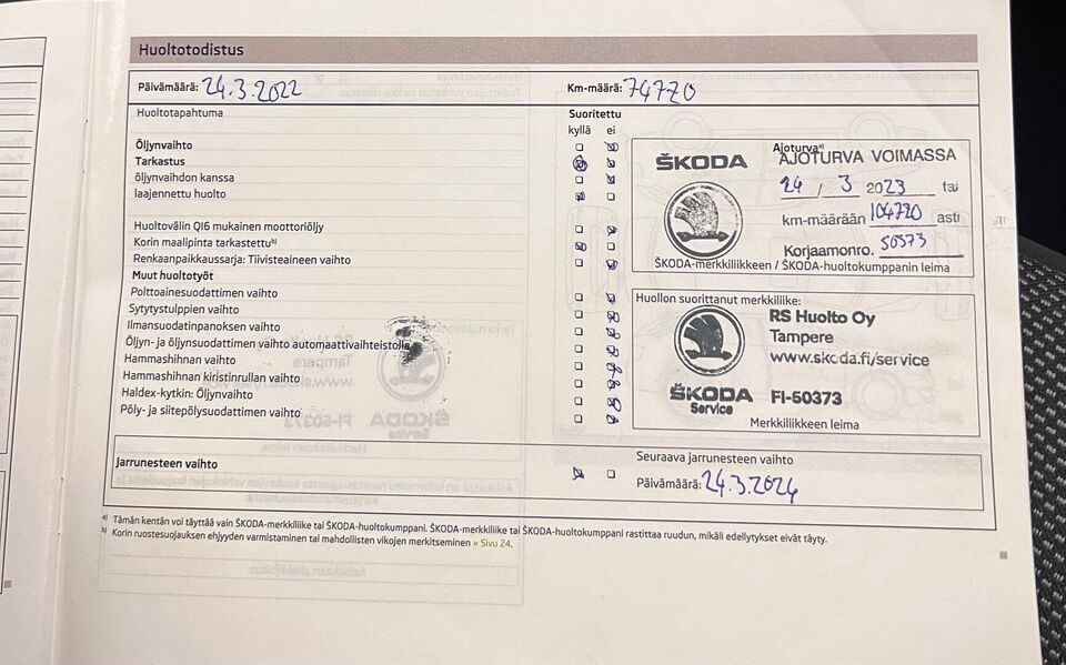 Skoda Octavia vaihtoauto