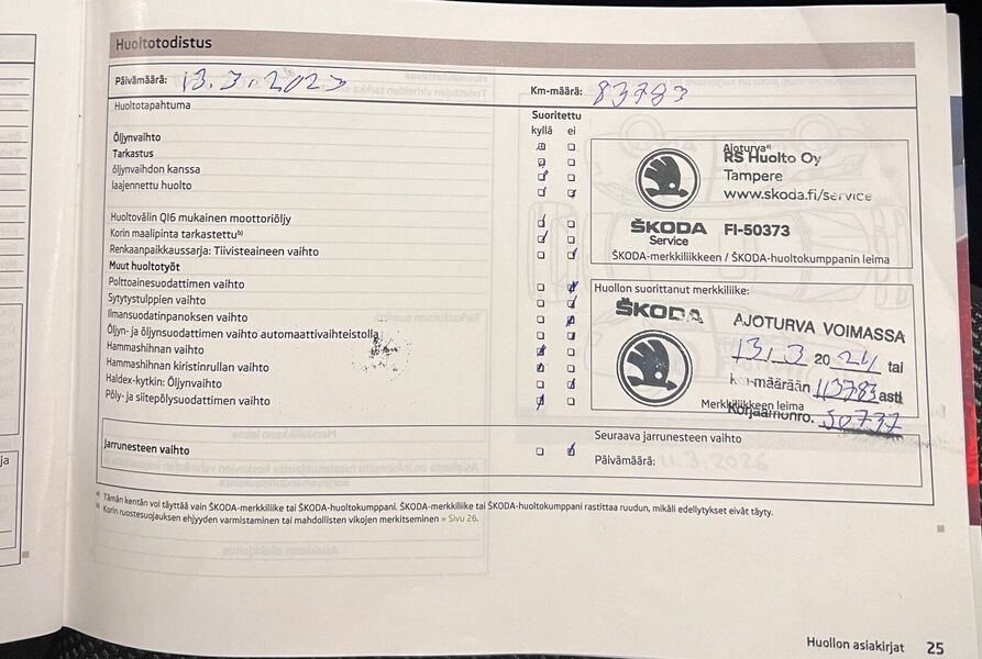 Skoda Octavia vaihtoauto