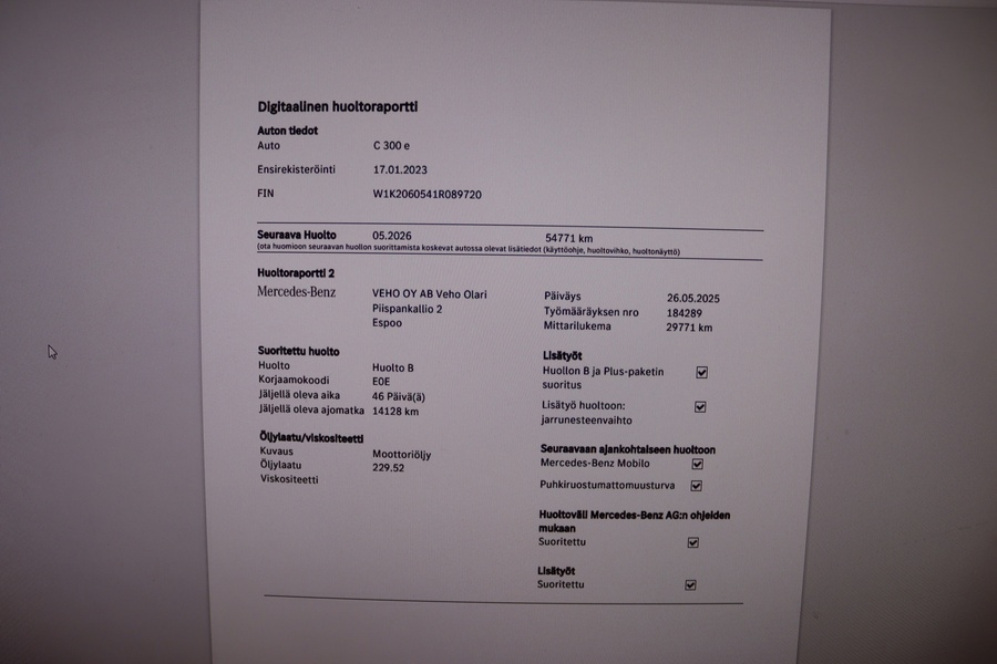 Mercedes-Benz C vaihtoauto