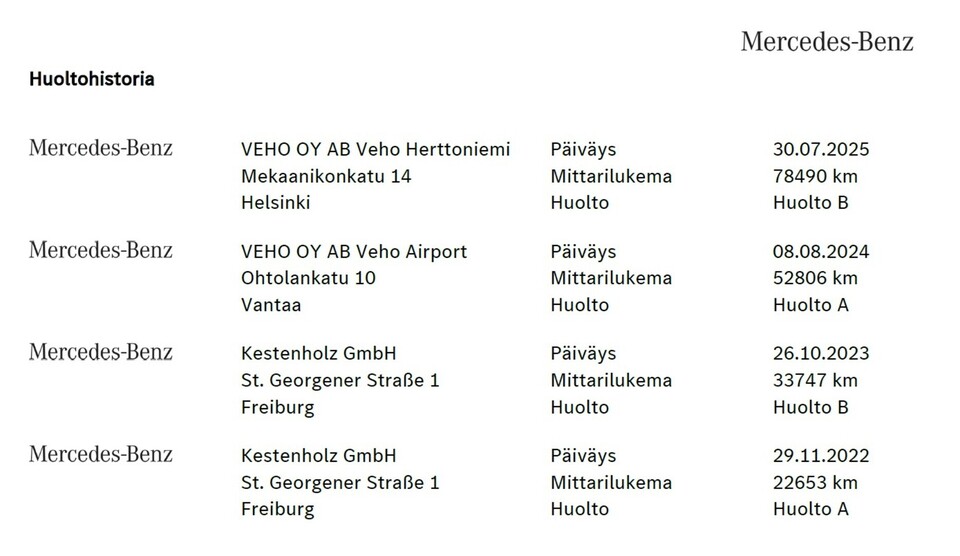 Mercedes-Benz EQC vaihtoauto