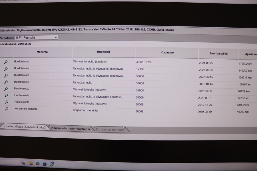 Volkswagen Transporter vaihtoauto