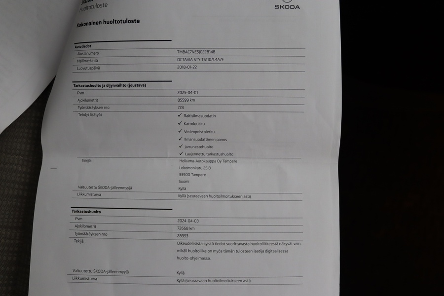 Skoda Octavia vaihtoauto