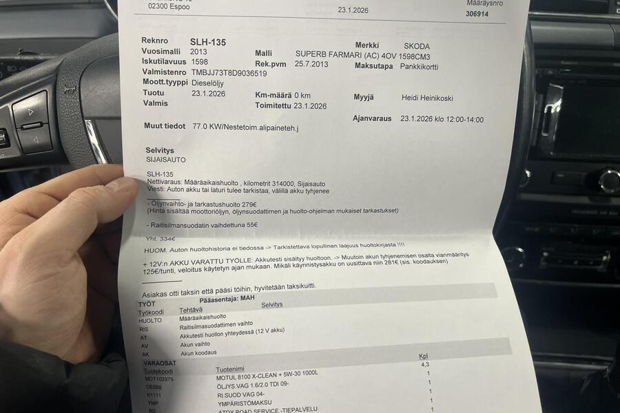 Skoda Superb vaihtoauto