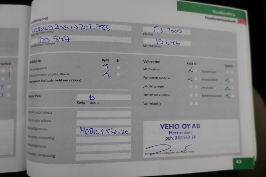 Mercedes-Benz A vaihtoauto