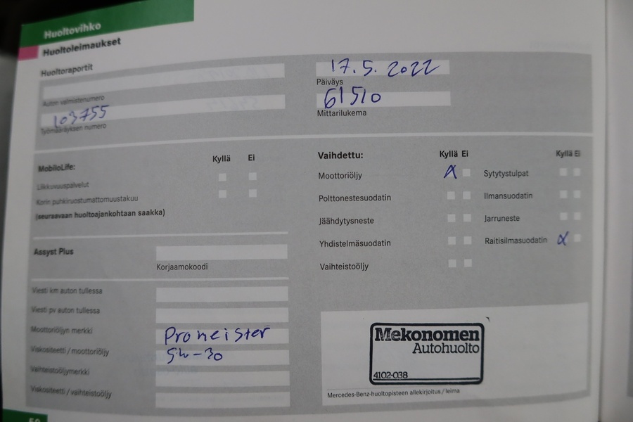 Mercedes-Benz A vaihtoauto