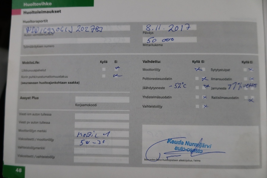 Mercedes-Benz A vaihtoauto