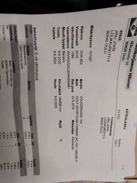 Volkswagen Golf Sportsvan vaihtoauto