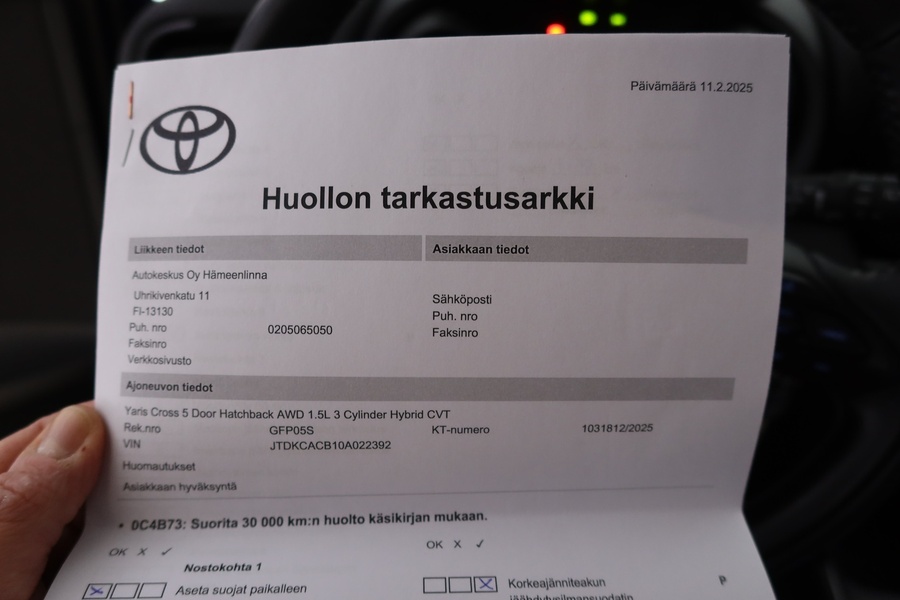 Toyota Yaris Cross vaihtoauto