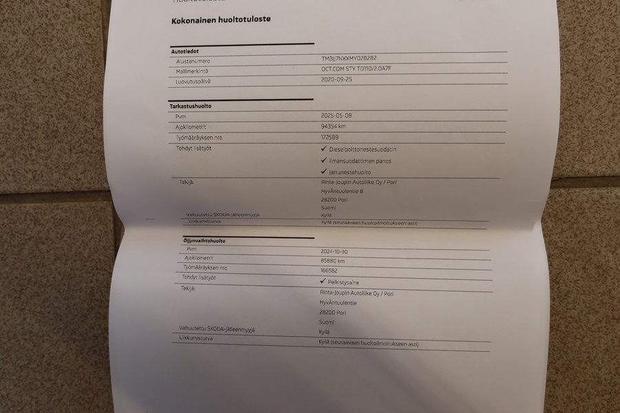 Skoda Octavia vaihtoauto