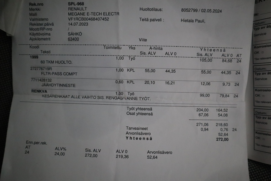 Renault Mégane vaihtoauto